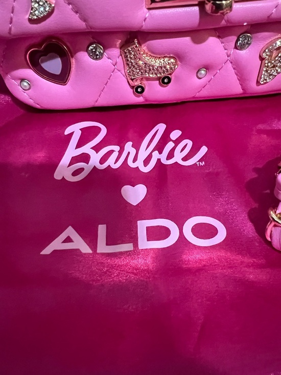 Barbie x ALDO Pink Quilted Chain Crossbody Bag - Picture 5 of 11